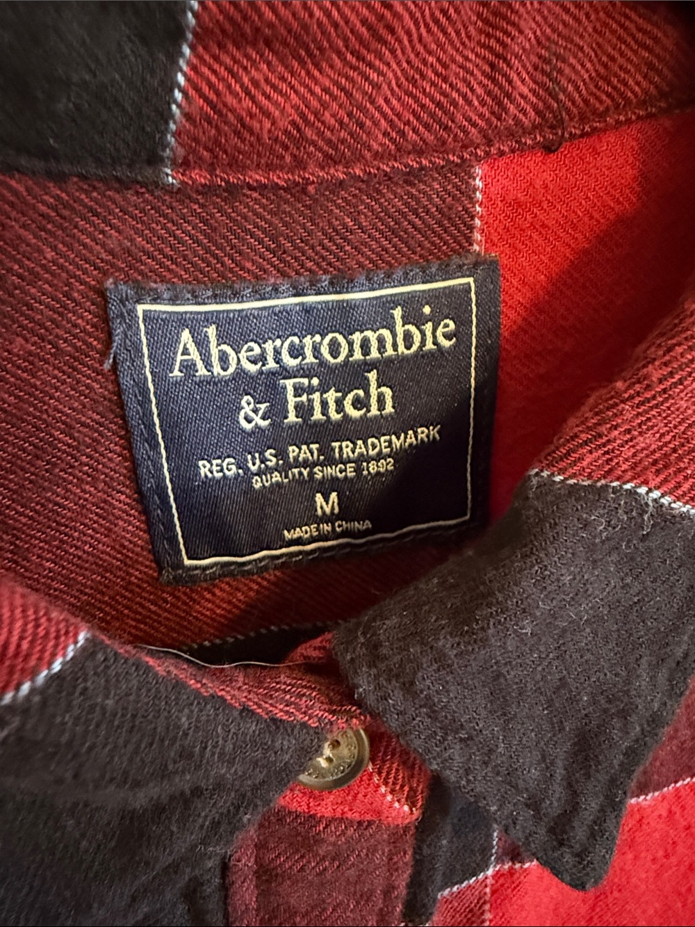 Abercrombie & Fitch plaid button up - Picture 4 of 6
